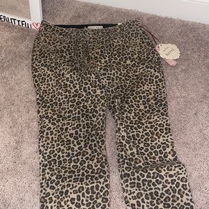 Cheetah pants.
